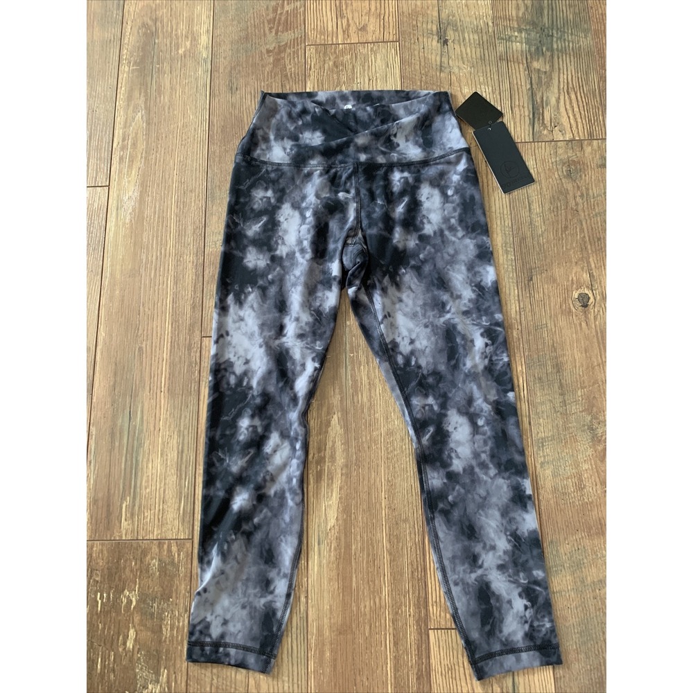 New Athletic Capris High-Waisted 7/8 Leggings Sz L NWT $78 (M11) 0187